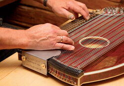 Handauflage für Zither